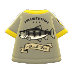 acnh t-shirt motif poisson