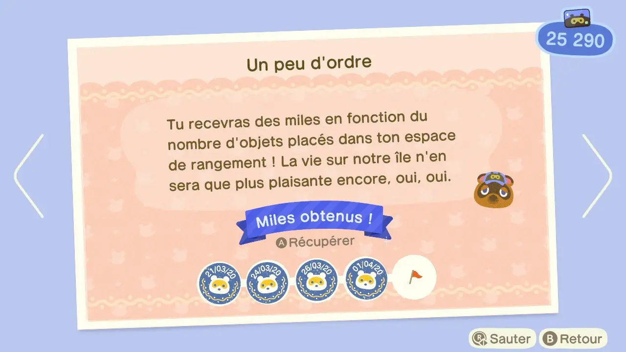 Guide Les Miles Nook • Animal Crossing New Horizons • TomNook.fr